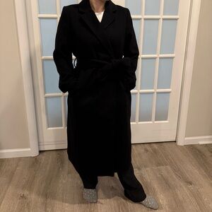 Elegant Black Long Coat